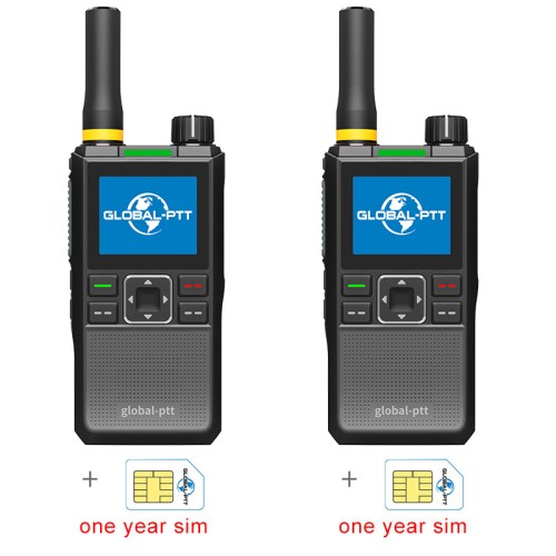 2PCS G3 global-ptt global walkie talkie Wurui POC radio commutator radios long range phones profesional Two-way radio internet police