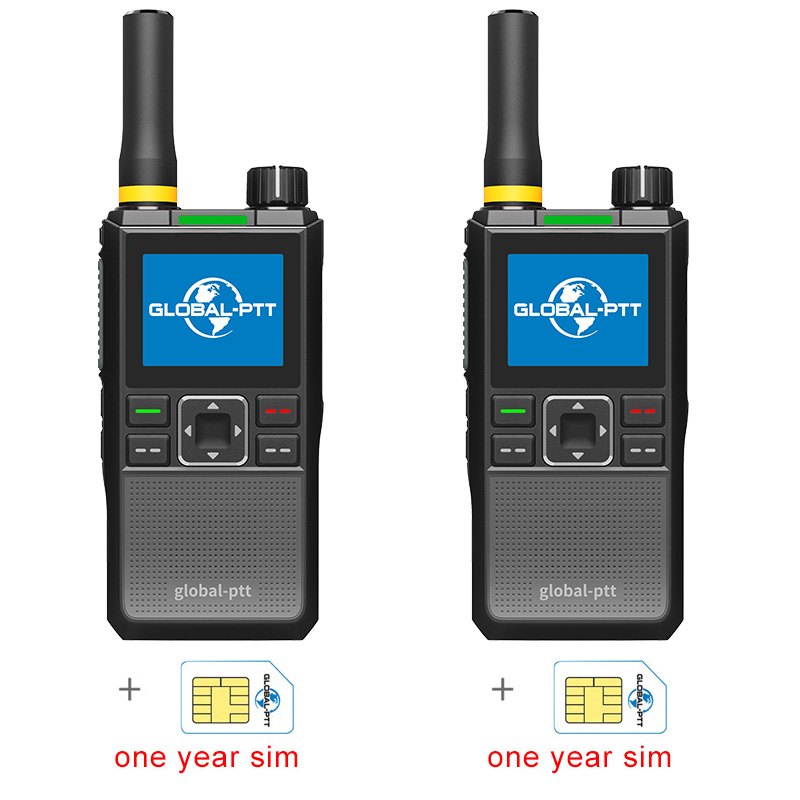 2PCS G3 global-ptt global walkie talkie Wurui POC radio commutator radios long range phones profesional Two-way radio internet police 