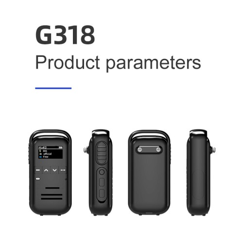 2PCS G318 mini Global-ptt available Wurui 4G walkie talkie Two-way radio radios Mobile Portable profesional long range communicator