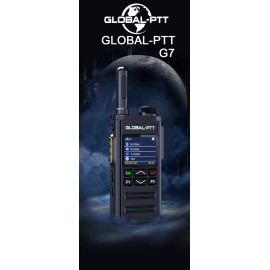 2PCS G7 global-ptt POC 4G LTE walkie talkie Two-way radio long range professional police Portable communication Amateur ham handy 