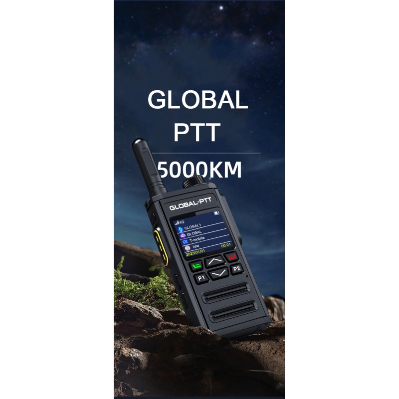 2PCS G7 global-ptt POC 4G LTE walkie talkie Two-way radio long range professional police Portable communication Amateur ham handy 