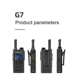 2PCS G7 global-ptt POC 4G LTE walkie talkie Two-way radio long range professional police Portable communication Amateur ham handy 